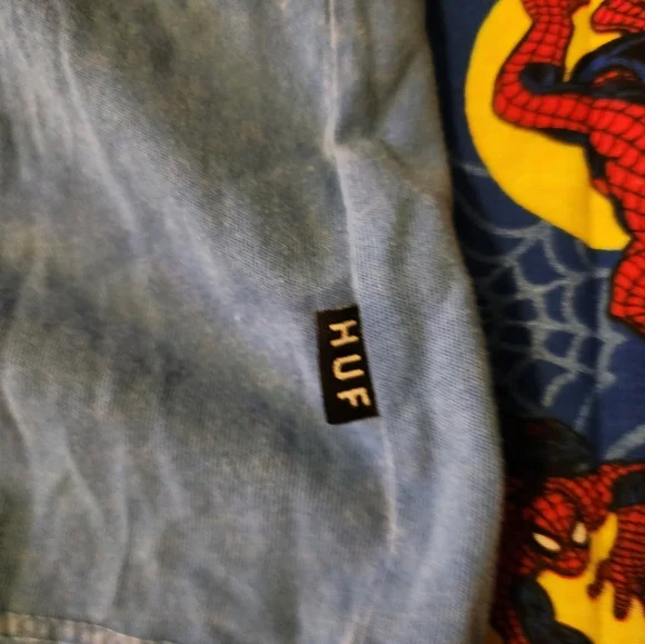 HUF Men's Blue Graphic T-Shirt XL - Picture 6 of 8